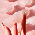 Cargar la imagen en la vista de la galería, Doble corazón de cuarzo rosa
