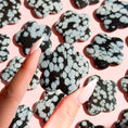 Load image into Gallery viewer, Snowflake Obsidian Petal Stone