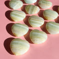 Load image into Gallery viewer, Pistachio Calcite Heart