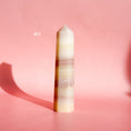Load image into Gallery viewer, Watermelon Calcite Tower