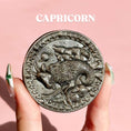 Load image into Gallery viewer, Silver Sheen Obsidian Zodiac Symbol