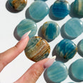 Load image into Gallery viewer, Blue Onyx Mini Flat Tumble