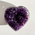 Load image into Gallery viewer, Druzy Amethyst Heart from Brazil