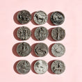 Load image into Gallery viewer, Silver Sheen Obsidian Zodiac Symbol