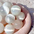 Load image into Gallery viewer, Satin Spar Selenite Small Sphere