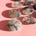 Load image into Gallery viewer, Tourmalated Quartz Flat Stone