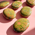 Load image into Gallery viewer, Unakite Palmstone