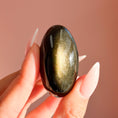 Cargar la imagen en la vista de la galería, Golden Sheen Obsidian Lingam