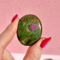 Load image into Gallery viewer, Ruby Fuchsite Flat Stone