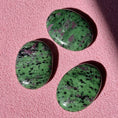 Load image into Gallery viewer, Ruby in Zoisite Palmstone