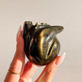 Cargar la imagen en la vista de la galería, Golden Sheen Obsidian Anatomical Heart