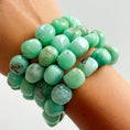 Cargar la imagen en la vista de la galería, Pulsera de crisoprasa rodada