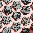 Load image into Gallery viewer, Snowflake Obsidian Petal Stone