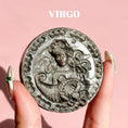 Load image into Gallery viewer, Silver Sheen Obsidian Zodiac Symbol