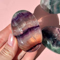 Load image into Gallery viewer, Rainbow Fluorite Palmstone
