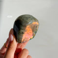 Load image into Gallery viewer, Labradorite Freeform - Orange / Pink Flash