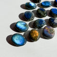 Load image into Gallery viewer, Labradorite Mini Flat Tumble