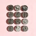 Load image into Gallery viewer, Silver Sheen Obsidian Zodiac Symbol