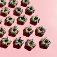Load image into Gallery viewer, Dalmatian Jasper Flower Donut