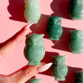 Load image into Gallery viewer, Green Aventurine Owl