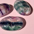 Load image into Gallery viewer, Rainbow Fluorite Palmstone
