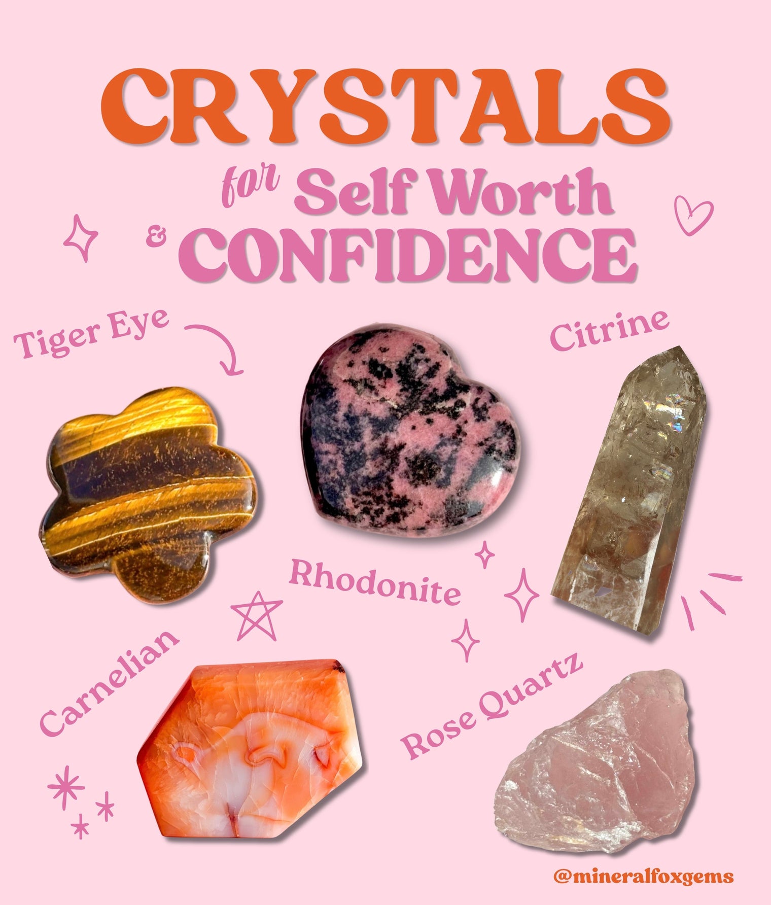Crystals for Confidence & Self Worth
