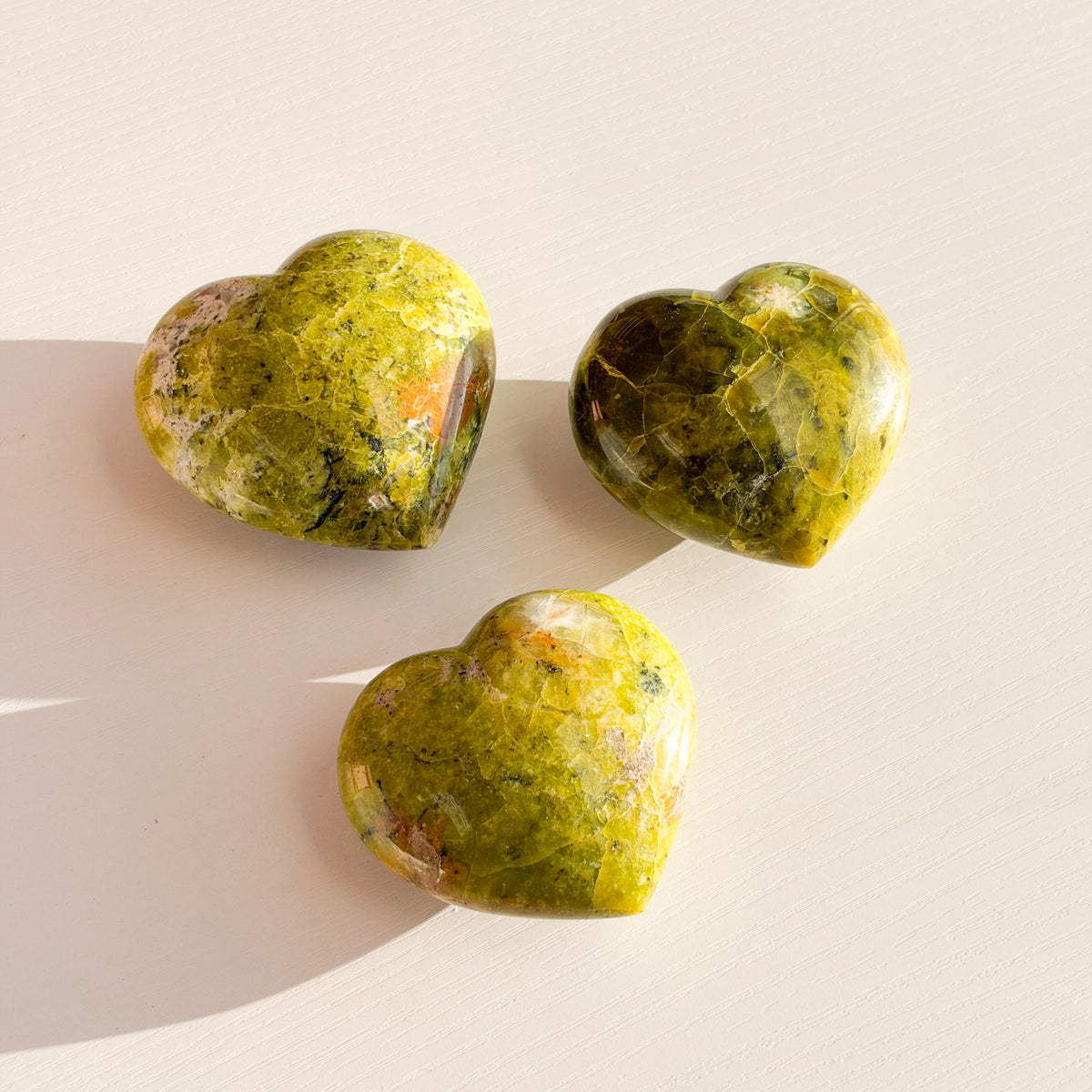 Green Opal Heart