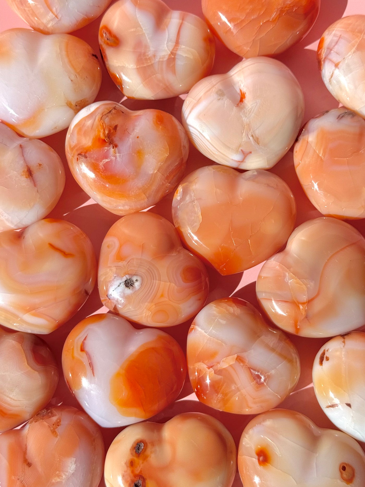 Carnelian Agate Heart
