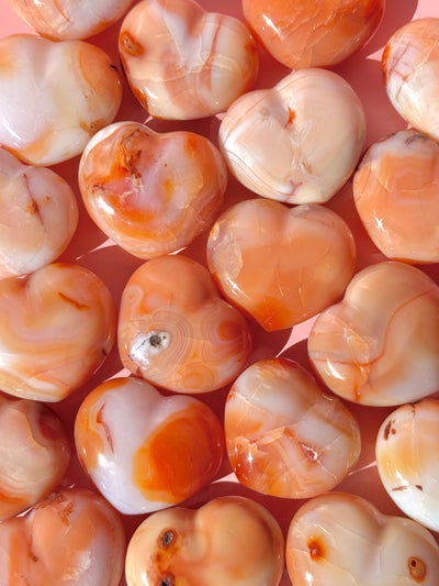 Carnelian Agate Heart