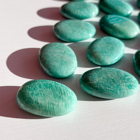 Pierre plate en amazonite