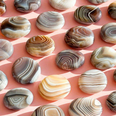 Botswana Agate Mini Flat Tumble