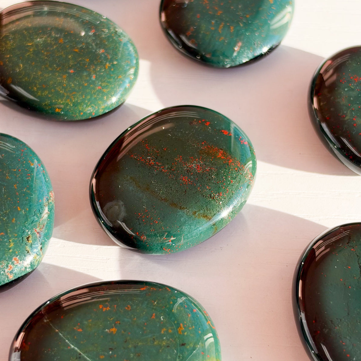 Bloodstone Flat Stone