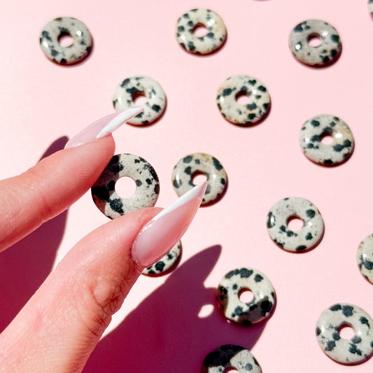 Dalmatian Jasper Mini Donut