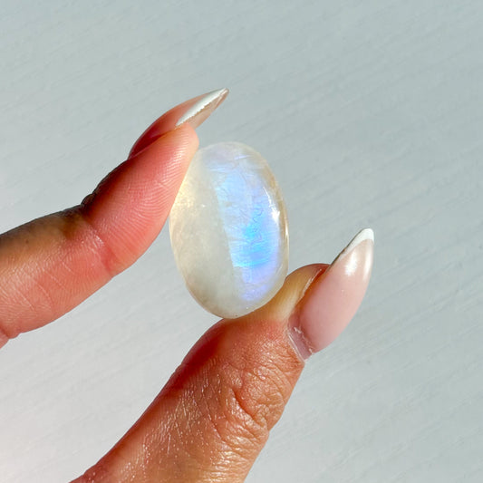 Rainbow Moonstone Mini Flat Tumble