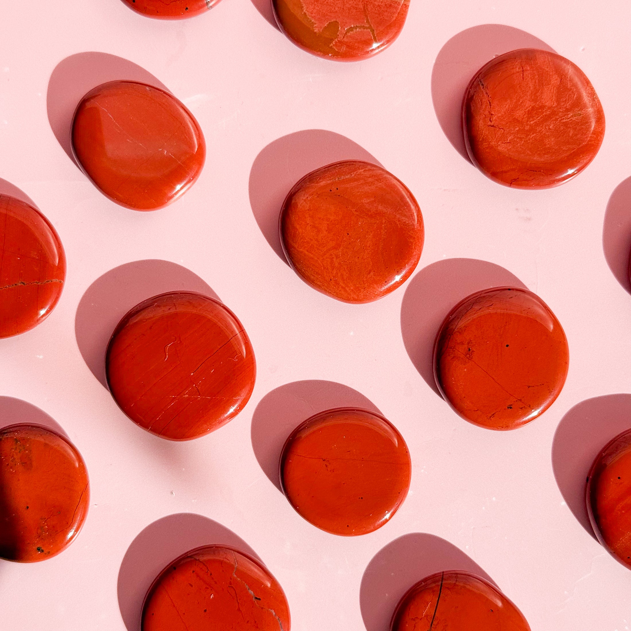 Red Jasper Mini Flat Stone