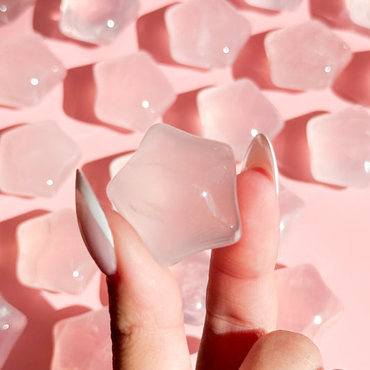 Rose Quartz Puffy Star