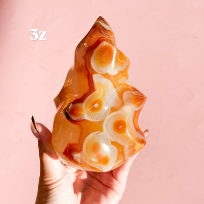 Carnelian Agate Flame