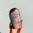 Load image into Gallery viewer, Labradorite Freeform - Orange / Pink Flash
