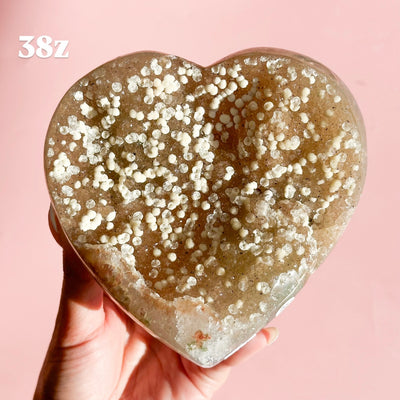 Druzy Amethyst Heart from Brazil