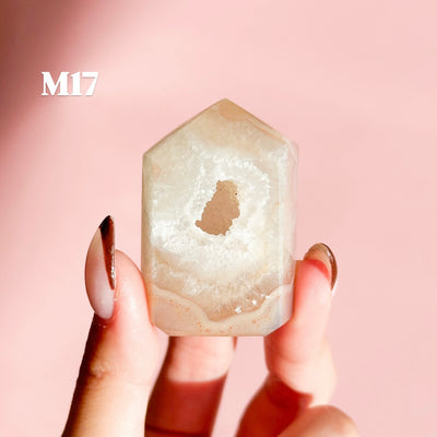 Agate Geode Mini Tower