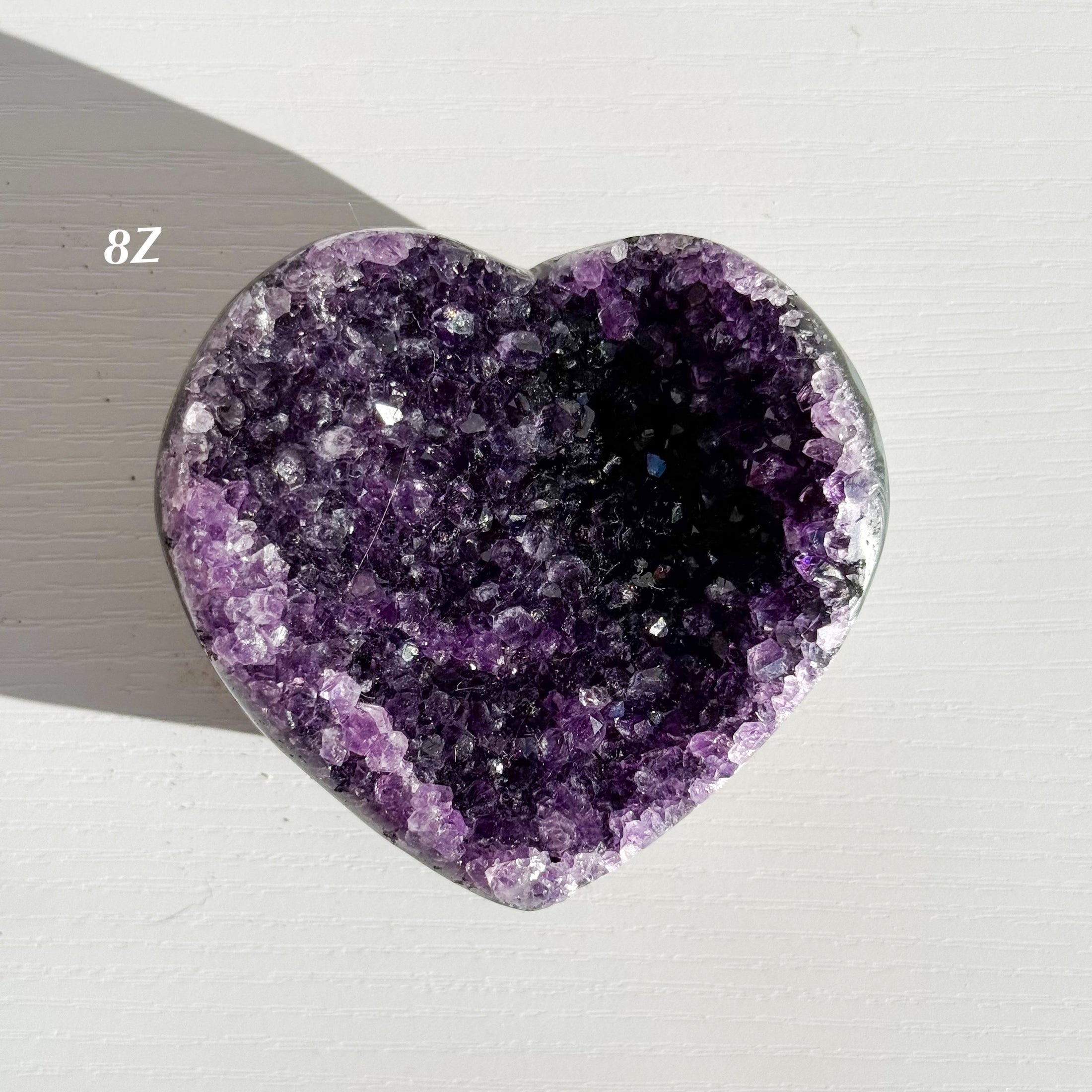 Druzy Amethyst Heart from Brazil