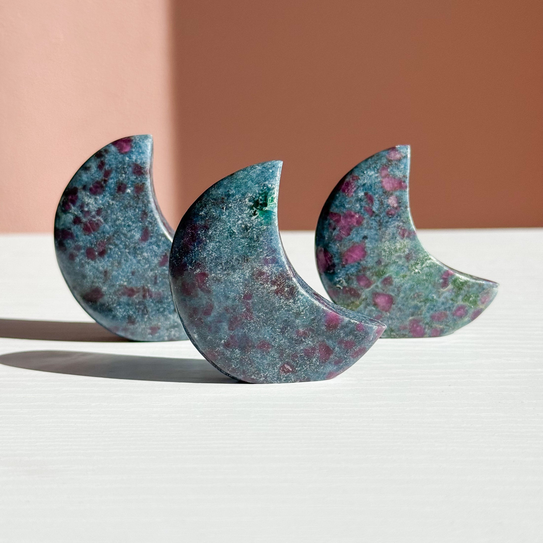 Ruby Kyanite Standing Moon