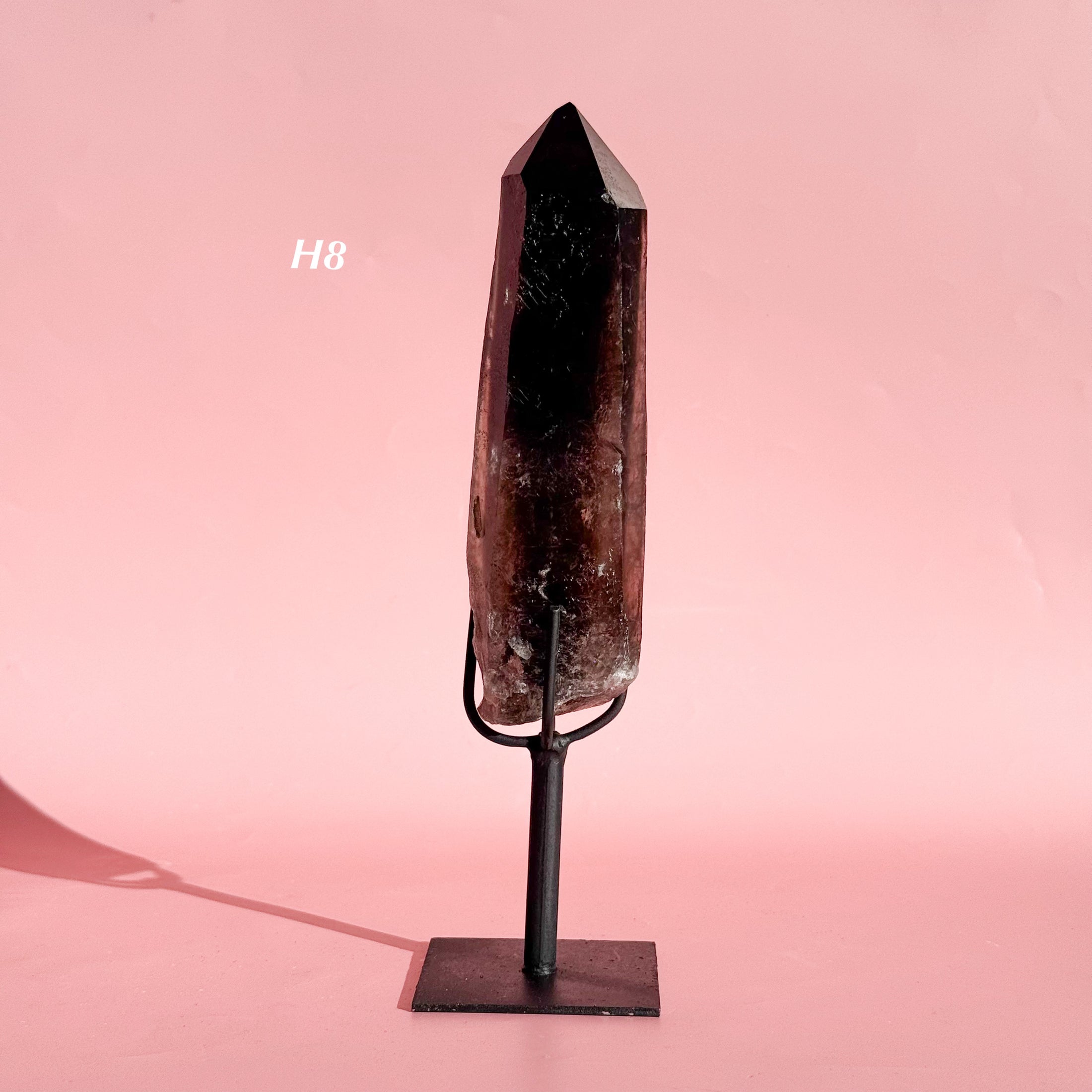 Smokey Quartz Point on Stand