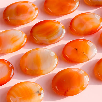 Carnelian Flat Stone