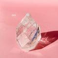 Load image into Gallery viewer, Clear Quartz Faceted Flame
