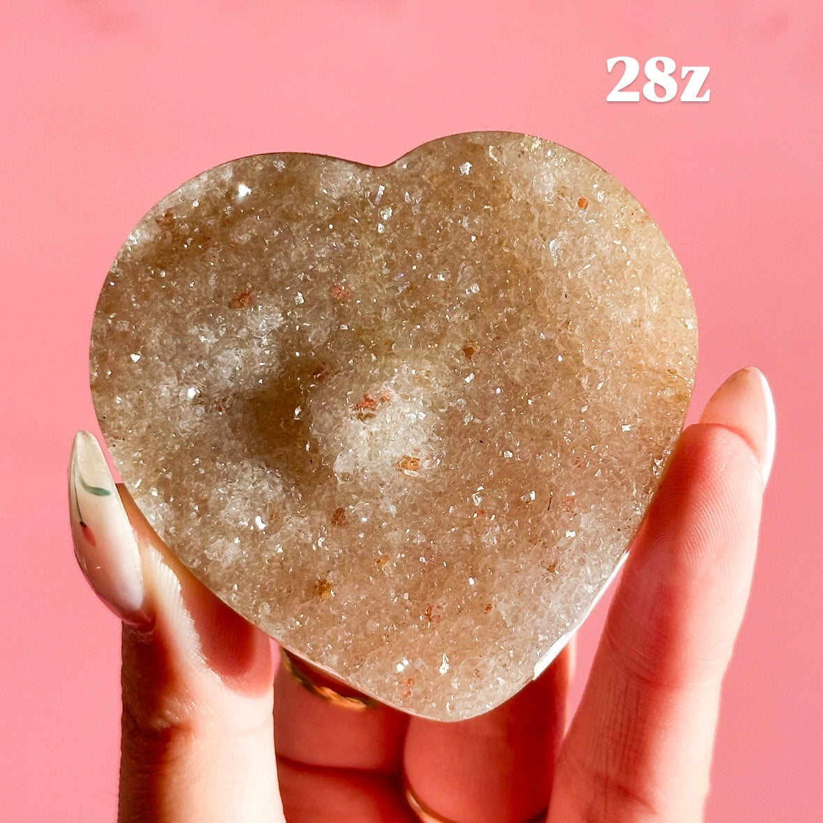 Druzy Amethyst Heart from Brazil