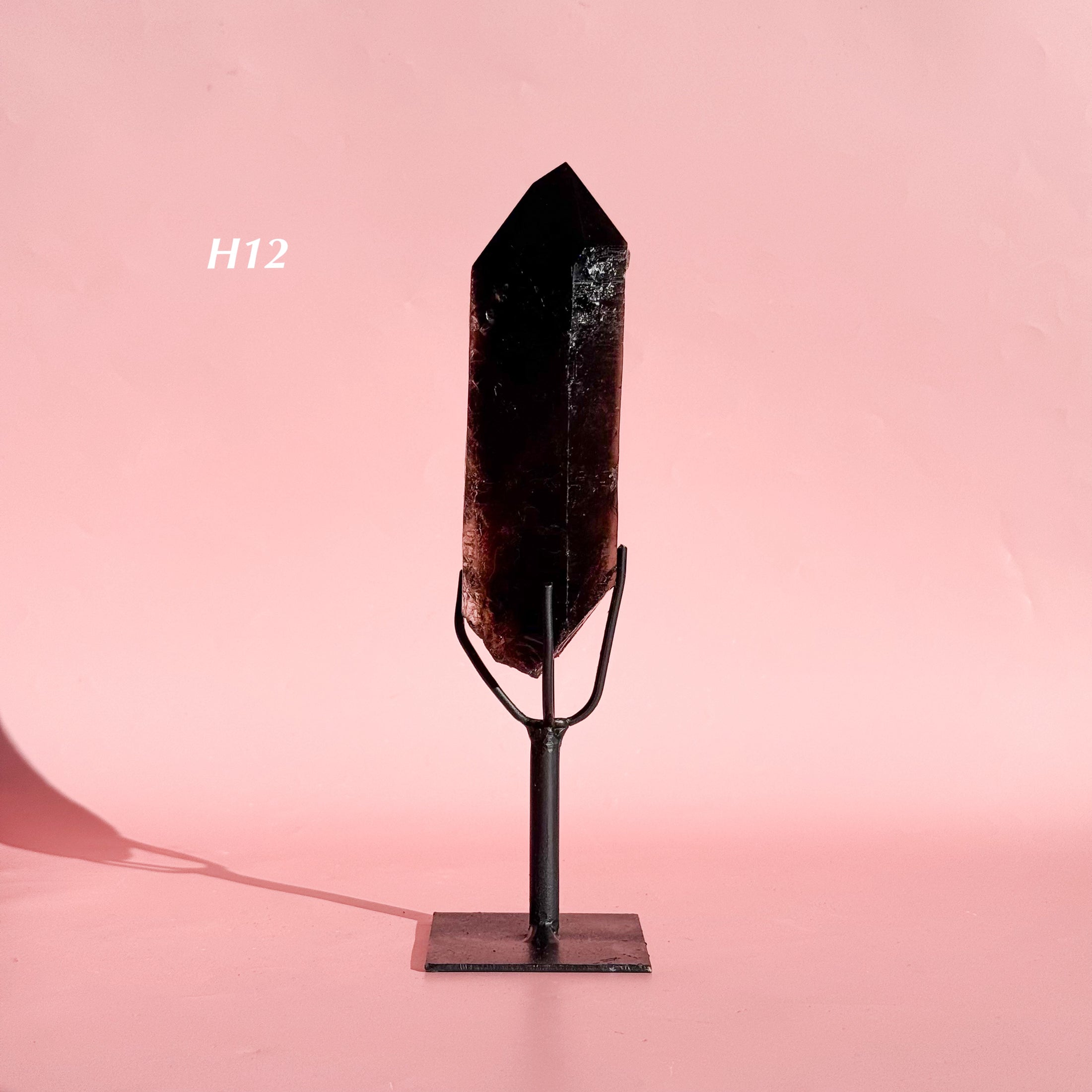 Smokey Quartz Point on Stand