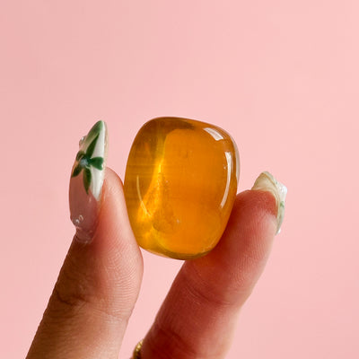 Yellow Fluorite Tumble