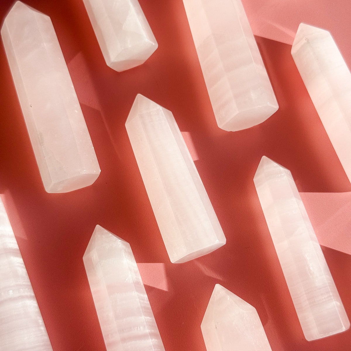 Pink Calcite Tower