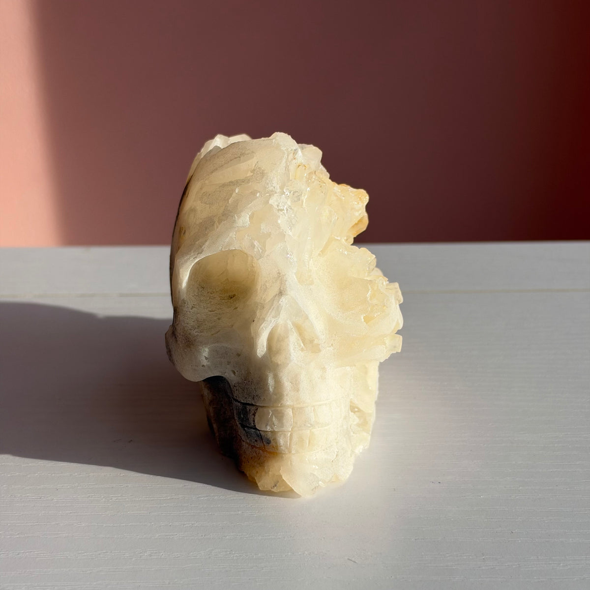 Quartz Cluster Skull